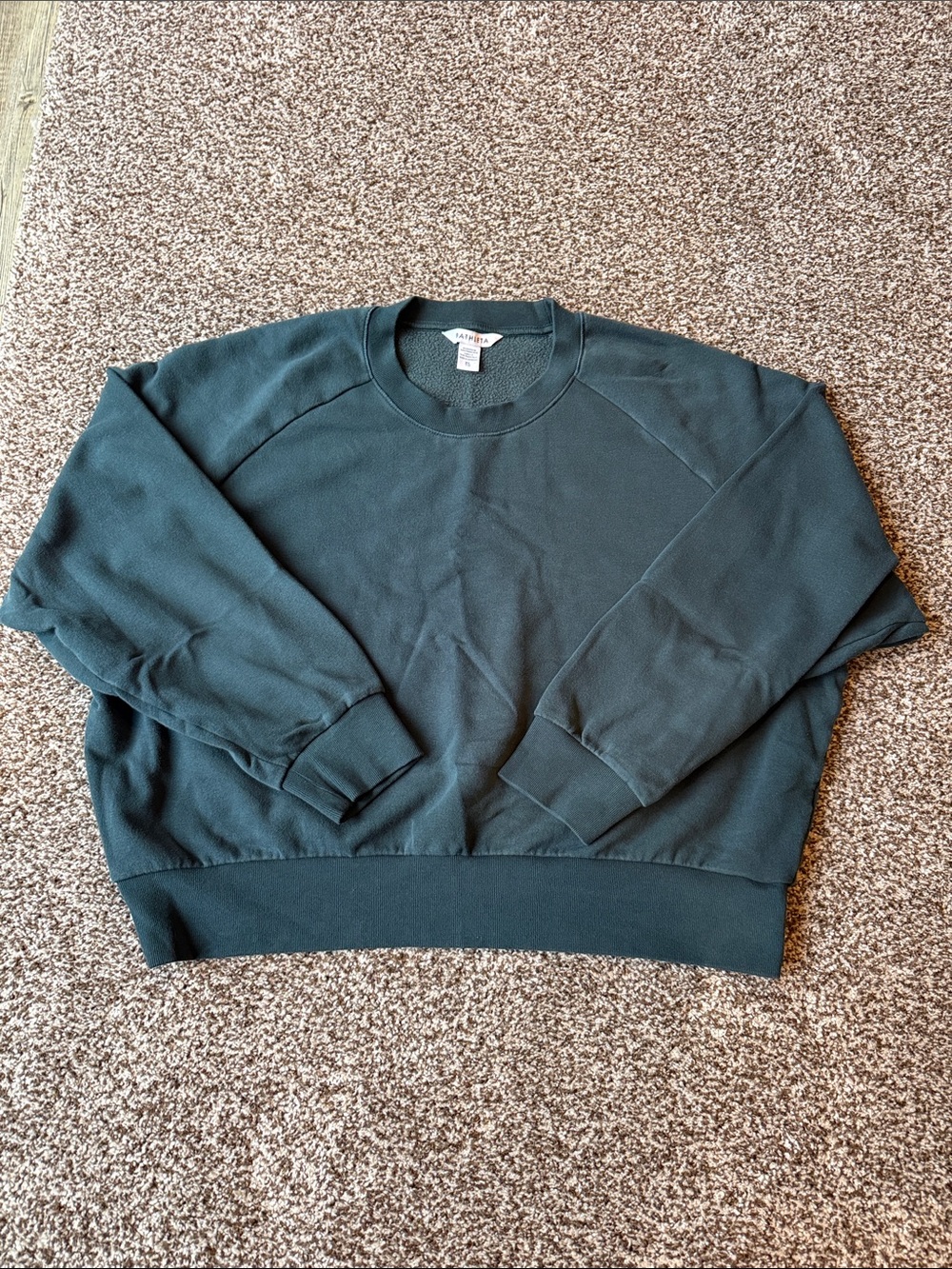 Athleta Forever Fleece Classic Crewneck Sweatshirt